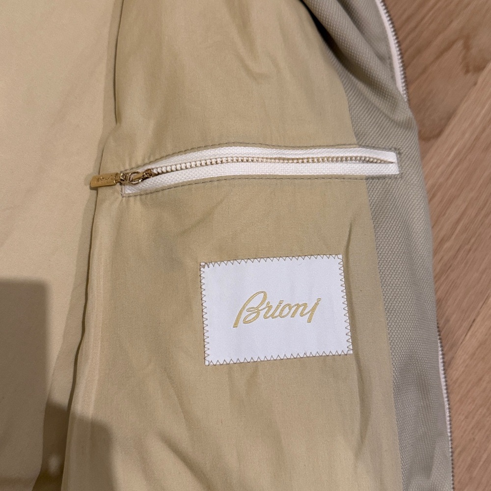 Brioni white zip up jacket - Picture 9 of 12